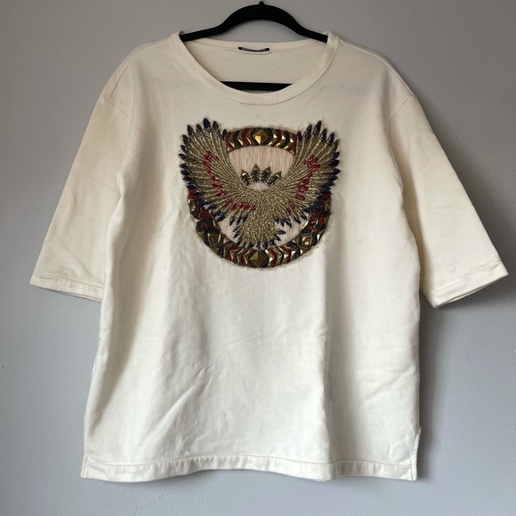 Balmain Eagle Sweatshirt SZ 36 - Picture 1 of 4
